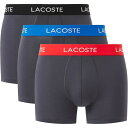 LACOSTE ラコステ 5H2381-10 カジュアル パンツメンズ 5H238110-8W3 ボクサーパンツ3枚セット 下着 即納あり(4)