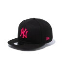 ニューエラ NEW ERA 9FIFTY ニューヨーク・ヤンキース ブラック × ストロベリー 14524955 帽子 キャップ