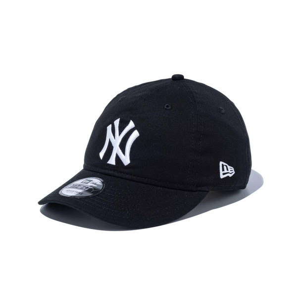 【最大2000円割引クーポン！枚数限定12/6 09:59まで】ニューエラ NEW ERA 9THIRTY ニューヨーク・ヤンキース ノンウォッシュコットン ブラック × ホワイト 14525054 帽子 キャップ ラフィートスポーツ