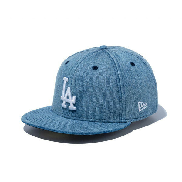ニューエラ NEW ERA 59FIFTY ロサンゼルス・ドジャース ウォッシュドデニム × ホワイト 14525217 帽子 キャップ ラフィートスポーツ