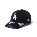 ニューエラ NEW ERA 9FORTY ストレッチスナップ ロサンゼルス・ドジャース ブラック × ホワイト 14527237 帽子 キャップ ラフィートスポーツ
