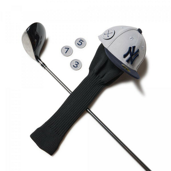NEWERA ニューエラ ゴルフ ヘッドカバー ニューヨーク・ヤンキース グレー × ネイビー フェアウェイウ..