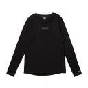 NEWERA ニューエラ Womens 長袖 テック Tシャツ ミドルレングス ブラック Performance Apparel 14411958 レディース