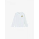 THE NORTH FACE ザノースフェイス ロングスリーブスモールスクエアロゴティー キッズ NTJ32357-WH 長袖Tシャツ(4)