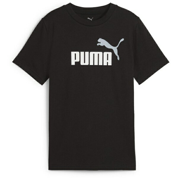 【最大2000円割引クーポン!枚数限定11/6 09:59まで】PUMA プーマ ESS 2 COLOR NO.1 ロゴ Tシャツ B マルチスポーツ TシャツJR 687821-01 ジュニア 半袖
