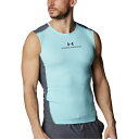 UNDER ARMOUR アンダーアーマー UAアイソチル ベント コンプレッション スリーブレス ストレッチシャツ 6001531-494 ノースリーブ