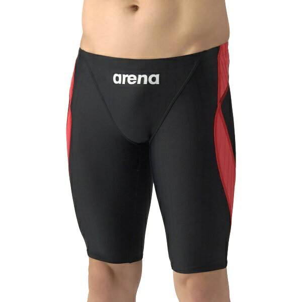 ARENA アリーナ レーシングスパッツ ハーフレッグ 水泳 水着メンズ競泳用 公認 AS6SRC54M-BKRD