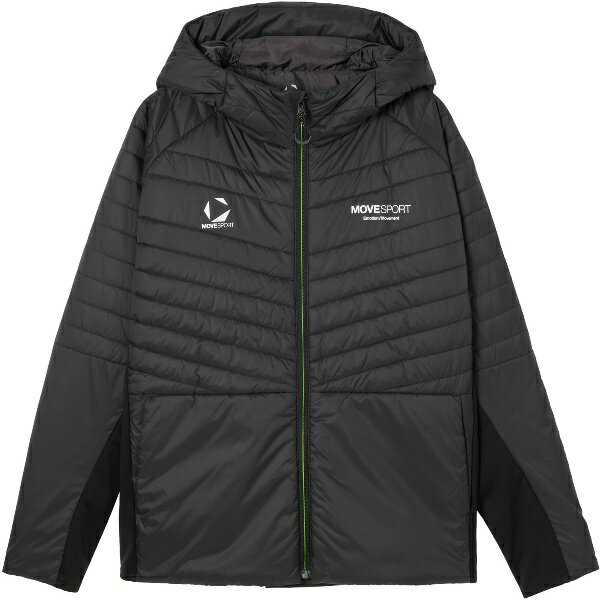 DESCENTE デサント ムーブスポーツ ACTIVE SUITS THERMO ハイブリッドフーディー マルチスポーツ 中綿ジャケット ST5FJK70M-BK00