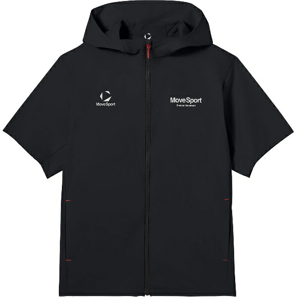 DESCENTE デサント ムーブスポーツ 半袖フルジップクロスフーディ マルチスポーツ その他ジャケット ST6SJK22M-BK00