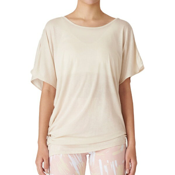 Real Stone リアルストーン アシンメトリー トップ RF-C016TS ウェルネス 半袖Tシャツ RFC016TS-NTRL