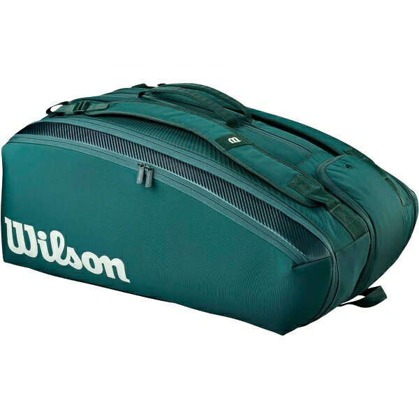 樂天商城 - Wilson ウイルソン BLADE V10 15PK RACKET BAG Green テニス ラケットバッグ WR80562010
