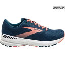 ブルックス ラベナ 11 （BROOKS Ravenna 11） ネイビー／サーモンピンク BRW3182-NB-SP アキレス（ACHILLES） ランニングシューズ