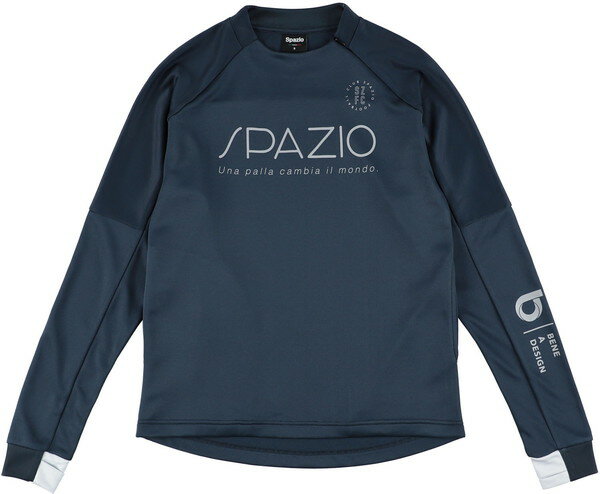 スパッツィオ SPAZIO Jr.脇パネルミッドトレーニングトップ サッカー フットサル プラクティスシャツJr GE1132-21 ジュニア キッズ スパッチオ