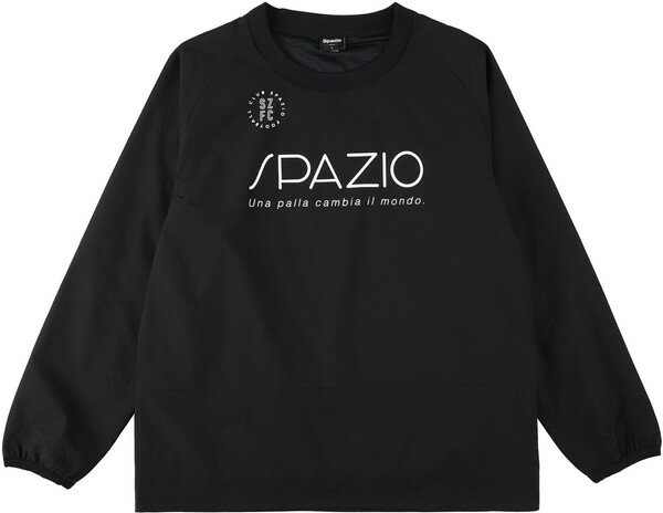 スパッツィオ SPAZIO Jr.リブネック長袖ピステ サッカー フットサル ピステシャツ TP0664-02 ジュニア キッズ スパッチオ