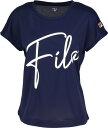 FILA フィラ グラフィックTシャツ テニス 半袖Tシャツ レディース EL0237-20Z