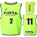 返品交換不可 訳あり大特価 FINTA フィンタ ビブス 10枚 サッカー FT6513-4100