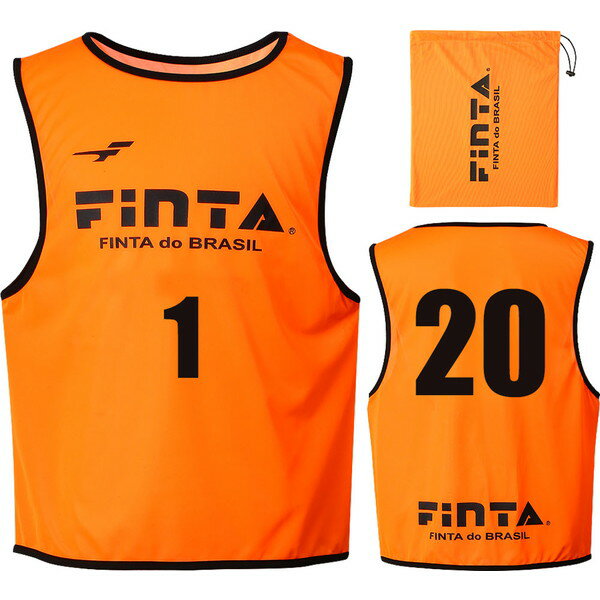 FINTA フィンタ ジュニアビブス 20枚セット サッカー FT6557-6100 ジュニア ボーイズ