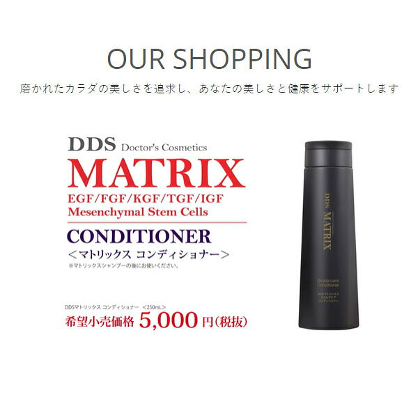 お得な2本セット DDS MATRIX マトリックス シャンプー・コンディショナー各1点 250ml ヒアルロン酸 エラスチン lafitte-10600232 Lafitte ラフィートスポーツ サンプル画像3