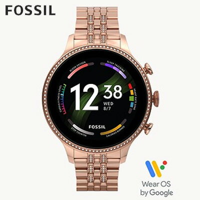 フォッシル フォッシル FOSSIL 腕時計 ローズゴールドトーン ステンレススチール ジェネレーション6 スマートウォッチ FTW6077 レディース 正規品