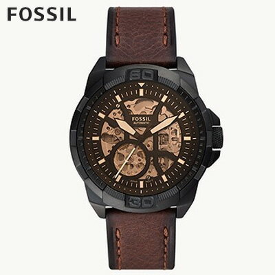 フォッシル 腕時計（メンズ） フォッシル FOSSIL 腕時計 BRONSON オートマティック ブラウン エコレザーウォッチ ME3219 自動巻き メンズ 正規品