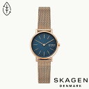 スカーゲン ビジネス腕時計 レディース スカーゲン SKAGEN 腕時計 Signatur Lille 二針 ローズトーンスチールメッシュウォッチ SKW2837 レディース アナログ 北欧 正規品
