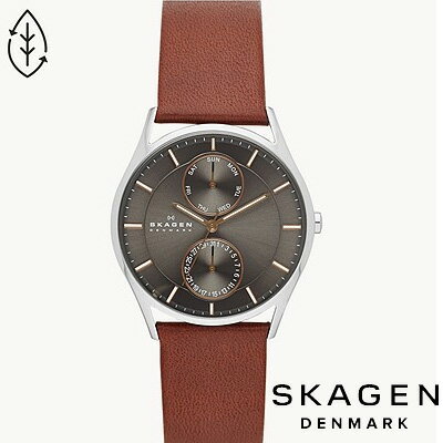  SKAGEN ӻ Holst Chronograph ޥե󥯥 ߥǥ֥饦쥶å SKW6086  ʥ ̲ 