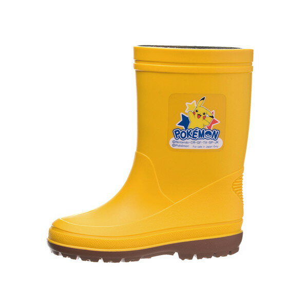 アサヒシューズ ASAHI ポケモン R204 イエロー レインブーツ KL38931 キッズ ジュニア ラフィートスポ..