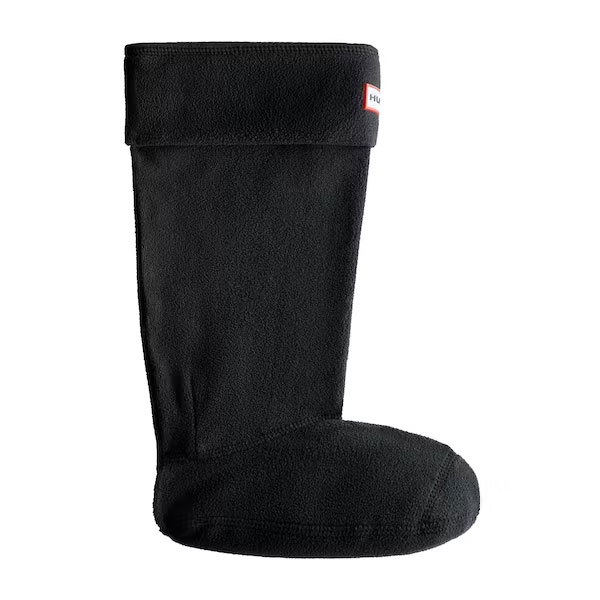 ハンター HUNTER ユニセックス RECYCLED FLEECE TALL BOOT SOCK ブーツソックス トール用 UAS3400RCF-BLK