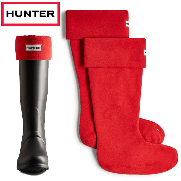 ハンター HUNTER ユニセックス RECYCLED FLEECE TALL BOOT SOCK ブーツソックス トール用 UAS3400RCF-MLR