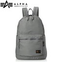 アルファインダストリーズ リュック メンズ アルファインダストリー ALPHA INDUSTRIES TZ1052 DAY PACK BLACK リュックサック バックパック デイパック 6600112