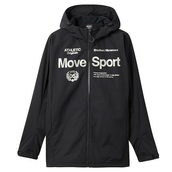 DESCENTE デサント ムーブスポーツ HEATNAVIブラッシュド オーセンティックロゴ フーディー マルチスポーツ WUPニットジャケット ST4FWB34M-BK00 ラフィートスポーツ(4)