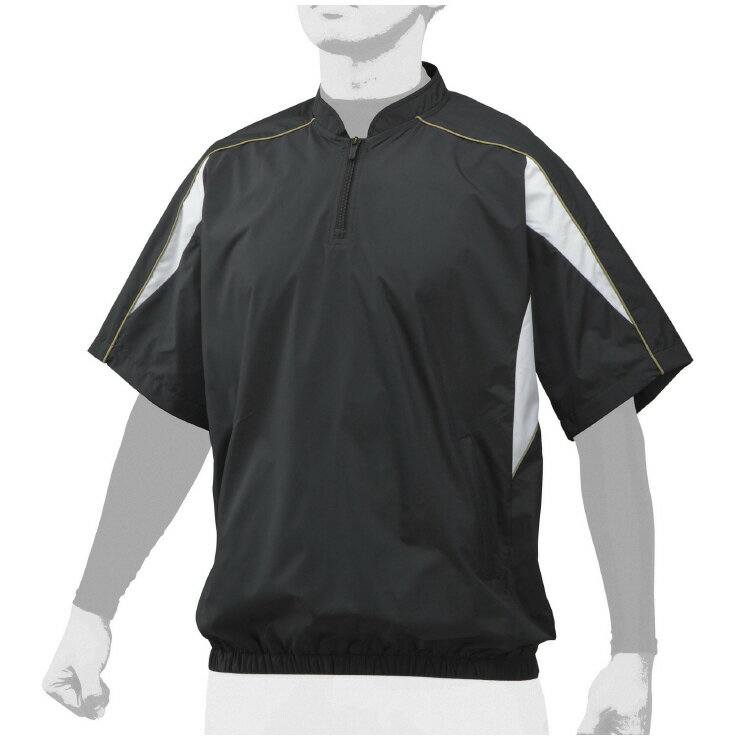 【最大2000円割引クーポン！限定5/3 23:59まで】MIZUNO ミズノ ハーフZIPジャケット 野球 アパレル ユニセックス 男女兼用 12JE9V3409 ラフィートスポーツ(4.0)