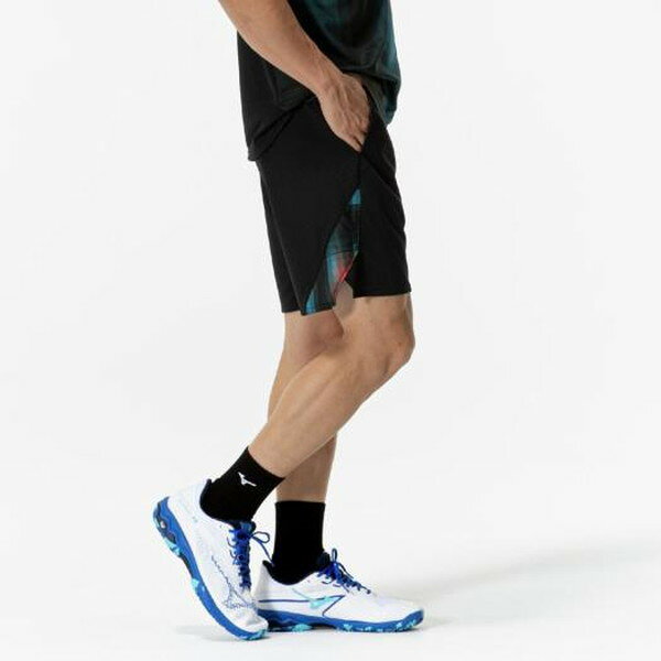 Lafitte ラフィートスポーツのMIZUNO ミズノ 汗処理 通気 ドライエアロフローゲームパンツ ラケットスポーツ ハーフ ショートパンツ メンズ 62JBC00009｜アングル3