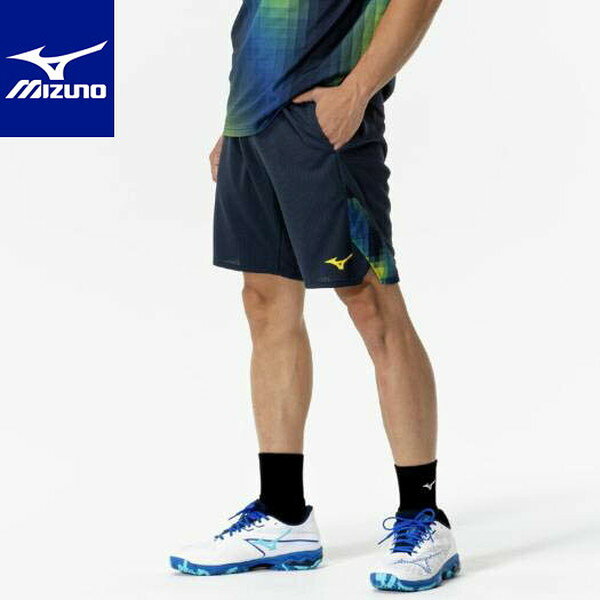 MIZUNO ミズノ 汗処理 通気 ドライエアロフローゲームパンツ ラケットスポーツ ハーフ ショートパンツ メンズ 62JBC00014
