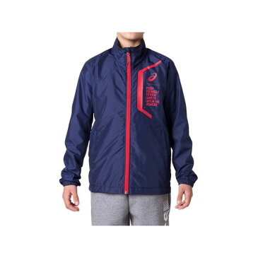 【※返品交換不可】大特価 asics(アシックス) Jr.LIMO 裏トリコットブレーカージャケット ジュニア・キッズ 2034A202-400