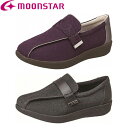 ムーンスター moonstar レディース 介護 シューズ ウェルル03 幅広 4E 軽量設計 つまずき防止 抗菌防臭 ラフィートスポーツ