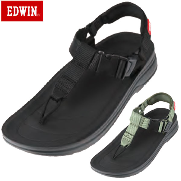 【最大2000円割引クーポン！限定5/3 23:59まで】EDWIN エドウイン サンダル シューズ EW5222 レディース ダイマツ