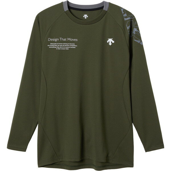 デサント DESCENTE プラクティスシャツ 長袖 バレーボール ユニセックス DV5FLT01U-KH