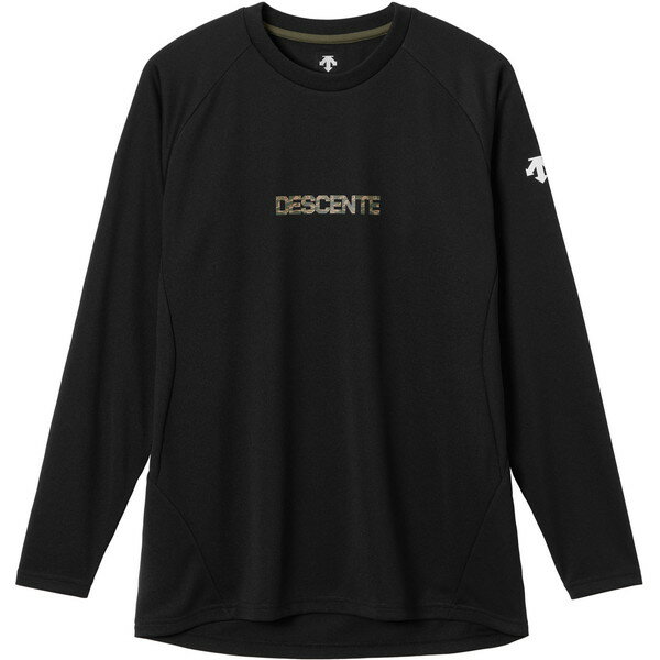デサント DESCENTE プラクティスシャツ 長袖 バレーボール ユニセックス DV5FLT02U-BK