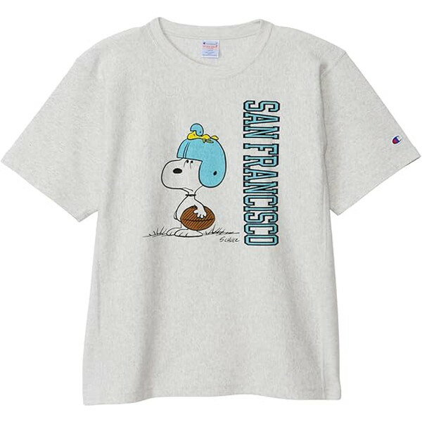 返品交換不可 期間限定セール Champion チャンピオン ピーナッツ スヌーピーリバースウィーブ ショート..