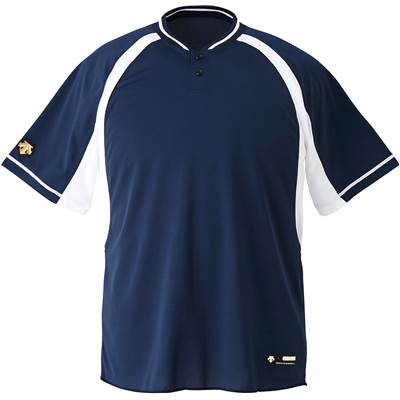 【最大2000円割引クーポン！枚数限定3/6 09:59まで】返品交換不可 大特価 デサント DESCENTE ジュニア 2ボタンベースボールシャツ 野球 ソフトボール ベースボールTシャツ JDB103B-DNSW ジュニア ボーイズ