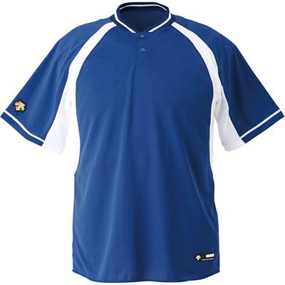 【最大2000円割引クーポン！枚数限定3/6 09:59まで】返品交換不可 大特価 デサント DESCENTE ジュニア 2ボタンベースボールシャツ 野球 ソフトボール ベースボールTシャツ JDB103B-ROSW ジュニア ボーイズ