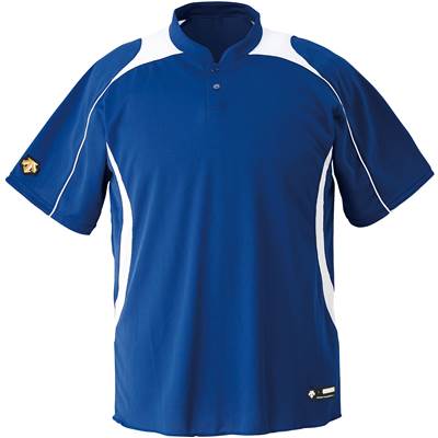 【最大2000円割引クーポン！枚数限定3/6 09:59まで】返品交換不可 大特価 デサント DESCENTE ジュニア 2ボタンベースボールシャツ 野球 ソフトボール ベースボールTシャツ JDB110B-ROWH ジュニア ボーイズ