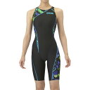 ARENA アリーナ レーシングワンピーススパッツ オープンバック・ハーフレッグ 水泳 水着レディース競泳用 公認 AS5FRC60L-BKBL
