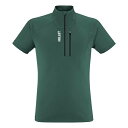 MILLET ミレー カメット ジップTシャツ ショートスリーブ MIV10455-N4238 メンズ インナーレイヤー