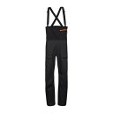 マムート MAMMUT ハルディグラット ハードシェル ビブ パンツ short 1020-13441-0001-S メンズ ラフィートスポーツ