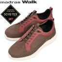 返品交換不可 訳あり大特価 マドラスウォーク madrasWalk 全天候快適なレザースニーカー GORE-TEX MW7600 靴 メンズ