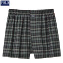 POLO ポロ 先染トランクス チェック 前あき PBM872 メンズ 下着 アンダーウエア ラフィートスポーツ(4)