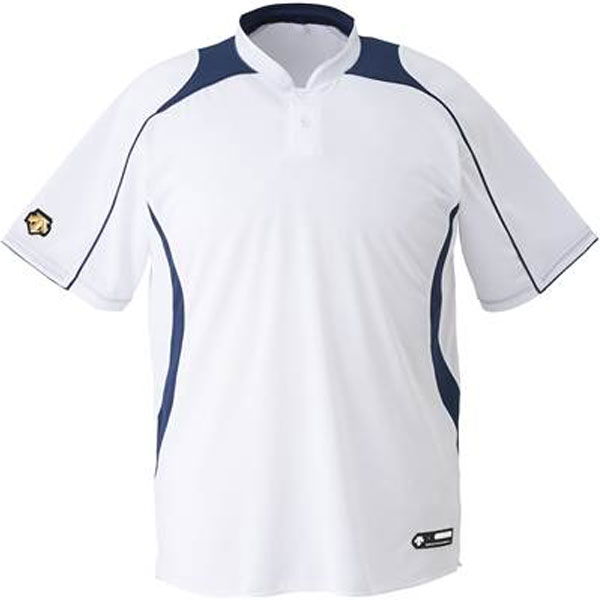 デサント DESCENTE 男女兼用 立衿2ボタンベースボールシャツ 野球 ソフトボール ベースボールTシャツ DB110B-SWDN メンズ ラフィートスポーツ