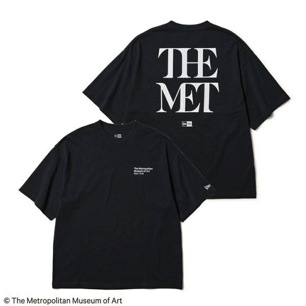 ニューエラ NEW ERA 半袖 オーバーサイズド コットン Tシャツ The Met ブラック 14457270